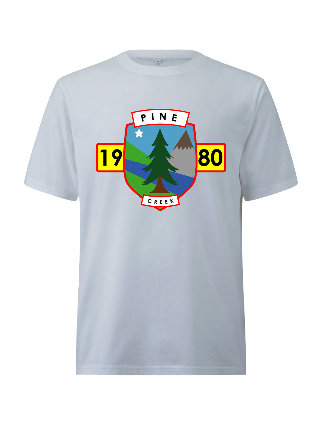 Heritage logo Short sleeve luxury organic cotton t-shirt  - White